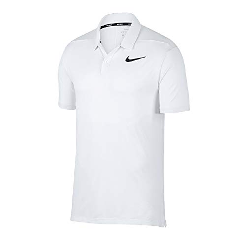 Nike - Polo - Homme (M) (Blanc/Argent)