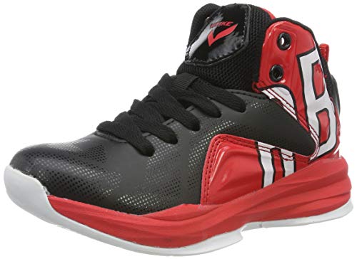 Garçon Chaussures de Basketball Mixte Enfant Fille Baskets Mode Sneakers, 1-rouge, 44 EU
