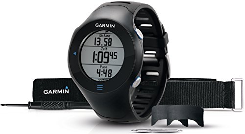 Garmin - Forerunner 610 - Montre de Running avec Cardio - Fréquencemètre et GPS Intégré - Étanche - Noir