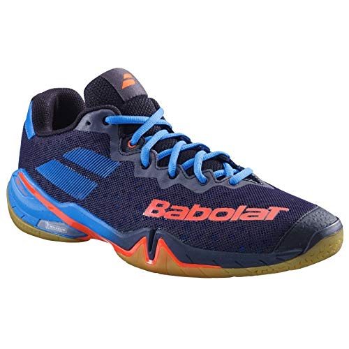 Babolat Chaussures de Badminton Hommes Shadow Tour 2019 30s1901 105 Noir/Bleu-4