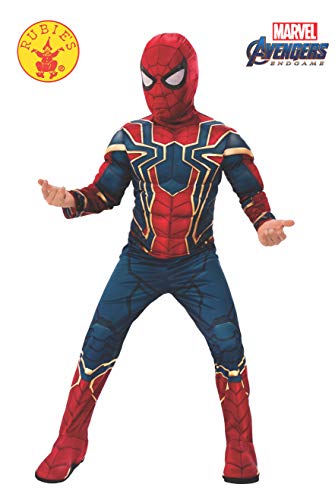 Rubie's Déguisement Avengers Iron Spiderman Deluxe pour enfant, Taille M, 5-7 ans, Hauteur 132 cm - Version Anglaise