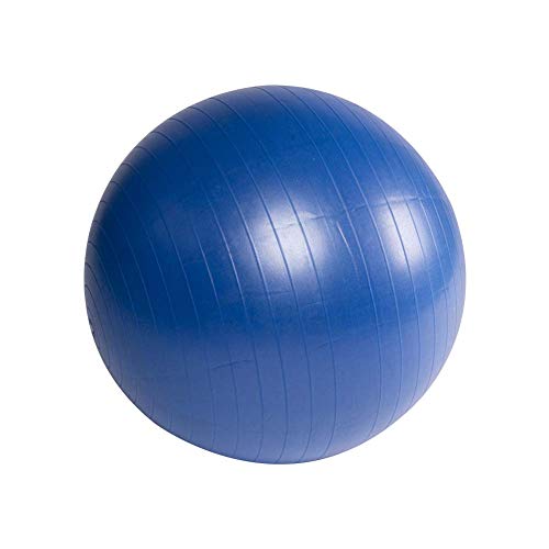 BIGTREE Ballon Fitness, de Gymnastique Balle, Yoga Pilates Core Training,de Yoga avec Pompe, Bleu, 55 cm