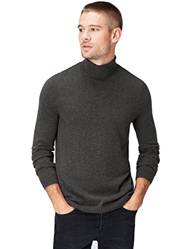 find. Roll Neck Pull, Gris (Mid Grey), 54