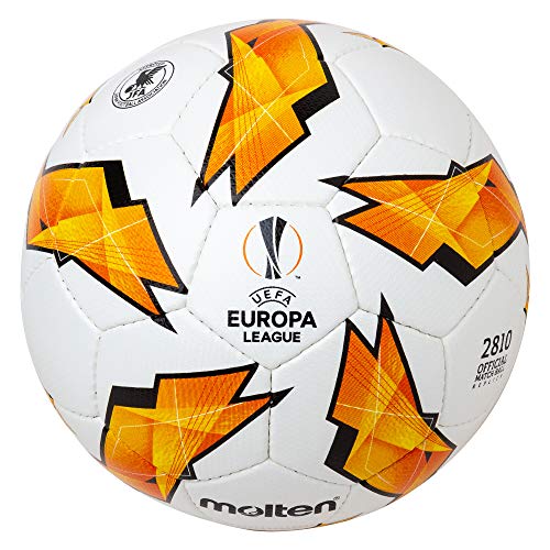 Molten Réplique du UEFA Europa League-2810 Modèle Ballon de Match Officiel Size 5 Orange