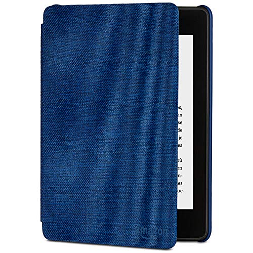 Étui en tissu protégeant de l'eau pour Kindle Paperwhite (10ème génération - modèle 2018), Bleu