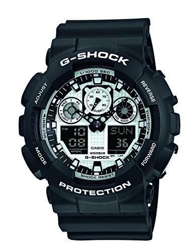 Montre Homme Casio G-Shock GA-100BW-1AER