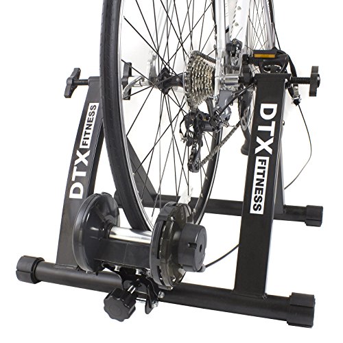 DTX Fitness Entraineur Turbo Réglable pour Vélo - Noir - Utilisez Votre Vélo Comme Vélo d'Appartement