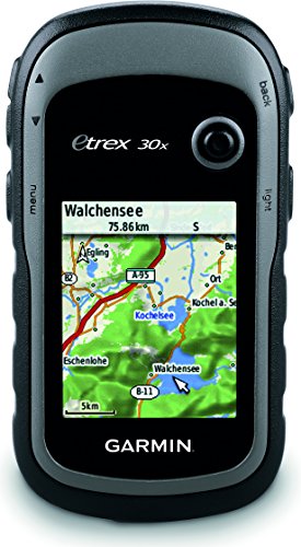 Garmin - eTrex 30x - GPS de randonnée avec cartographie TopoActive Europe de l'Ouest préchargée - Compas électronique et altimètre barométrique - Gris