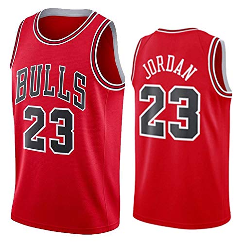 Hommes Femme NBA Michael Jordan 23# Chicago Bulls Chemise de Basket-Ball Retro Maillots d'été Uniforme de Basket-Ball Brodés Top