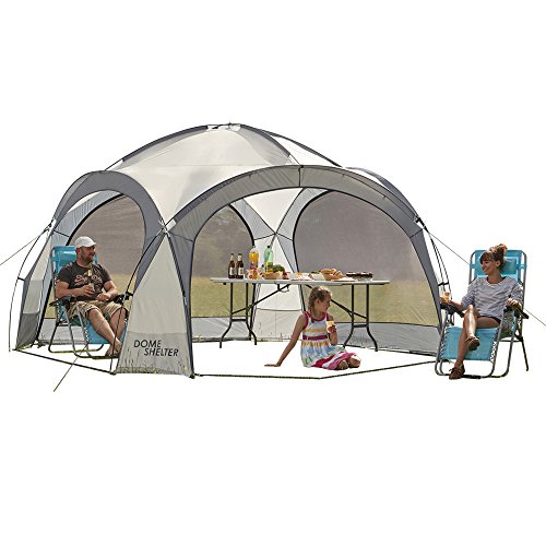 Dôme d'abri pour extérieur, protection UV Tente de réception avec panneaux latéraux pour la plage, les festivals et le camping