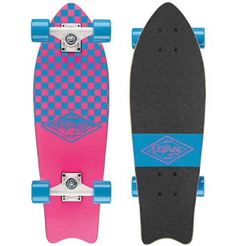 Osprey Checkers Longboard Mixte Adulte, Rose, 27,5'