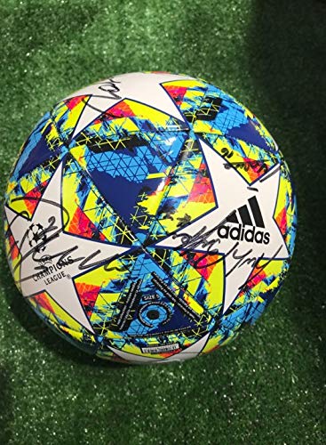 Maestri du Football Ballon Europe Champions League Blanc autographe F.C. Juventus 2019/2020 Signature Joueurs Juve