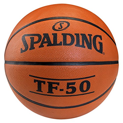SPALDING - TF50 OUTDOOR SZ.7 (73-850Z) - Ballons de basket NBA - Touché et Contrôle améliorés - Matière Durable - orange