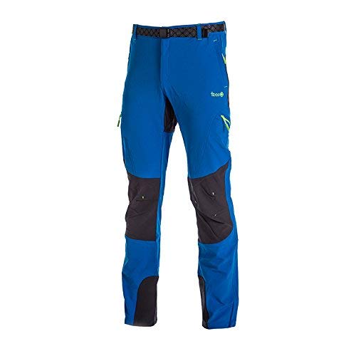 IZAS Espes Pantalon de Montagne Homme, Noir/Fumée/Citron Vert, FR (Taille Fabricant : XL)