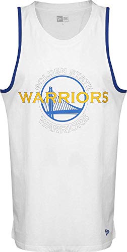 A NEW ERA NBA Double Logo Tank Golwar Whi Débardeur Homme, Blanc, XL