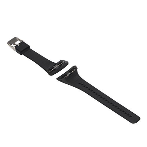 Sharplace Bandes Bracelets de Montre en Silicone de Rechange Noir pour Polar FT4 FT7 F