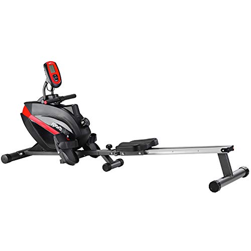 SportPlus - Rameur - Système de Freinage magnétique - Pliable et silencieux - Masse d'inertie env. 8 kg - Ordinateur de Contrôle - Poids de l'Utilisateur jusqu'à 150 kg - Sécurité testé