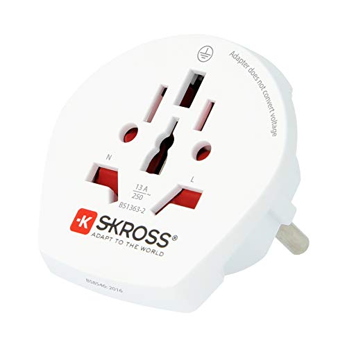 SKROSS - Adaptateur de Voyage - Prises Monde vers France