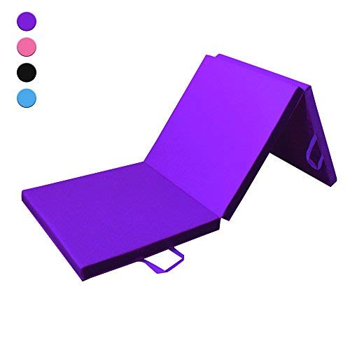 PRISP Tapis de Sol 180cm pour Fitness et Exercices, Matelas de Gym Épais et Pliable pour la Maison; Longueur: 180 cm * Largeur: 60cm * Épaisseur: 5 cm