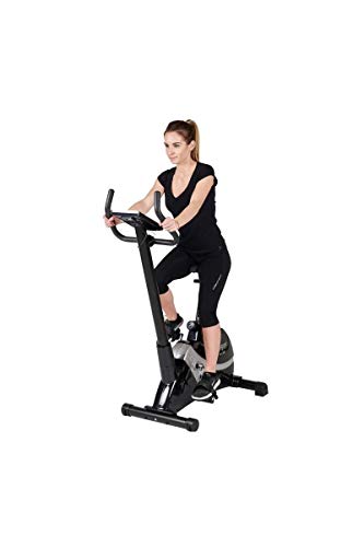 Care Fitness - Vélo d'Appartement motorisé Ixo-260 STRIALE - 8 Niveaux de Résistance Motorisée et Silencieuse - Freinage Magnétique - 12 Programmes d'Entraînement - Masse d'Inertie 9kg