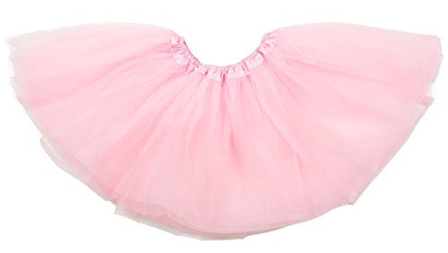 Dancina Filles Tutu de Danse Classique Trois Couches de Tulle 2-7 Ans Rose