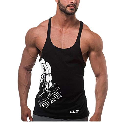 Cabeen Homme Musculation Débardeur sans Manche Maillot de Corps Tank Top Fitness Gym