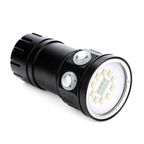 Torche Led Rechargeable Led Lampe De Poche Puissante zycShang Lampe Torche De Plongée 80 Conduit La LumièRe Sous L'Eau Ipx8 PlongéE Torche Lampe éTanches Photographie