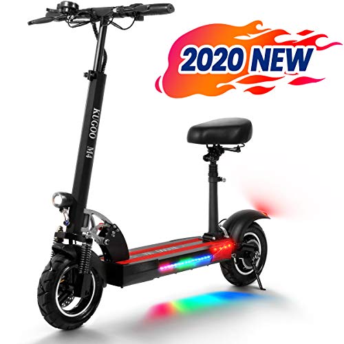 urbetter Trottinette électrique 10',avec Siège 500w,45 km la Longue Portée,Vitesse Jusqu'à 43 km/h,Double Système d'absorption des Chocs Trottinette Electrique Adulte Pliable