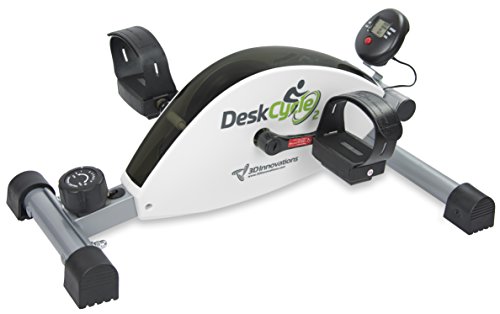 DeskCycle2 Nouveau Réglable en Hauteur, comme Notre Populaire DeskCycle, Un Mini vélo d'exercice de qualité supérieure à Profil Bas pour Un Travail revigorant, Lisse, résistance magnétique