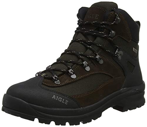 Aigle Huntshaw MDT, Chaussures de Chasse Homme, Marron (Darkbrown 001), 44 EU