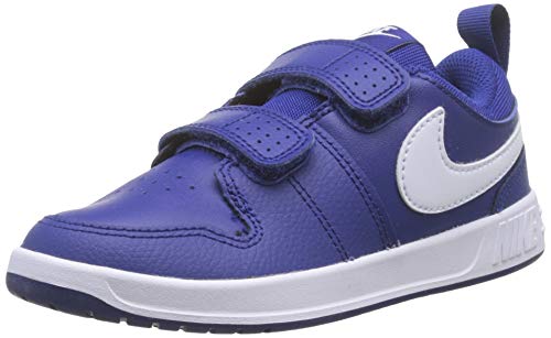 Nike Pico 5 (PSV), Chaussures de Tennis garçon, Multicolore (Deep Royal Blue/White 400), 35 EU