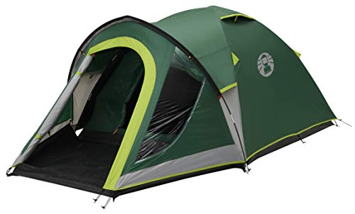 Coleman Tente Kobuk Valley 4, tente de camping, toile de tente 4 personnes avec Technologie BlackOut Bedroom, tente festival, tente dôme ultra légère, tente familiale 4 places, 100% imperméable