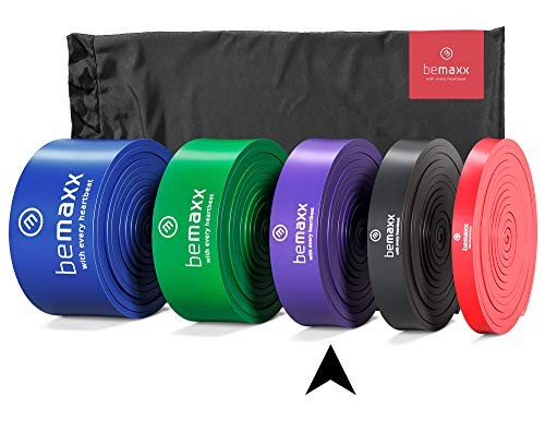 Bande élastique Fitness + Livre d'Exercices - Aide Pull-up | Câble de résistance Sport pour Musculation Crossfit Boxe Yoga Pilates tractions Stretching | Boucle idéale renforcement Musculaire