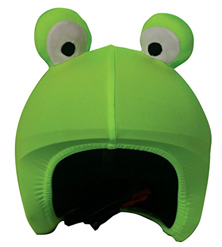 Cool Casc Animals-Frog protège Casque Jeunesse Unisexe, Vert, Taille Unique