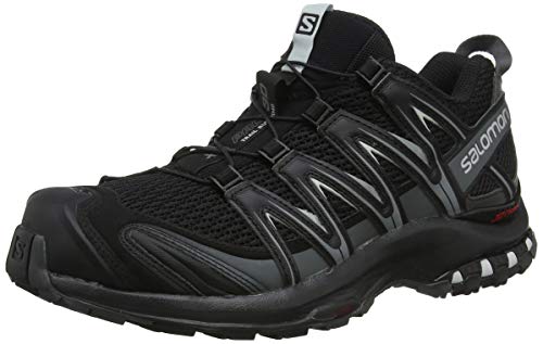 Salomon Homme Chaussures de Trail Running, XA PRO 3D, Couleur: Noir (Black/Magnet/Quiet Shade), Pointure: EU 43 1/3