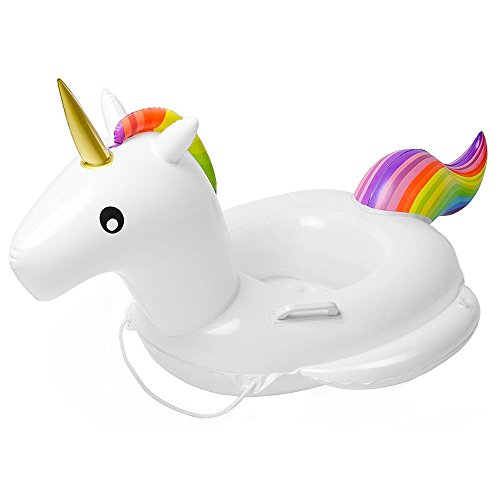 Bébé Siège De Piscine Licorne Enfants Bouée Piscine Gonflable Bague De Natation Flottante pour Enfants de 1-6 Ans