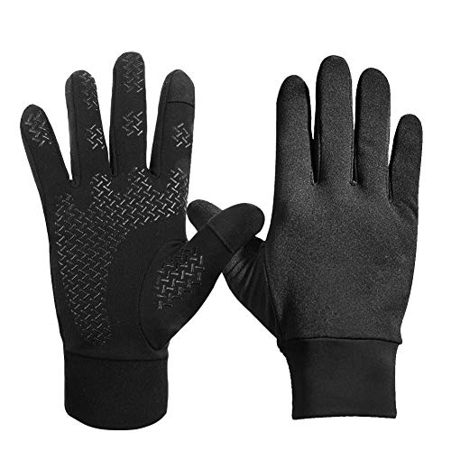 Waterfly Gants Hiver Gants Chauffants Gants Thermique Gants à Écran Tactile Anti-dérapant Gants Coupe-Vent pour Sports Vélo Moto Running Randonnée Automne Homme Femme (XL)