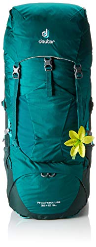 Deuter Aircontact Lite 35 + 10 SL, Sacs à dos mixte adulte, Vert (Alpinegreen/Forest), 24x36x45 cm (W x H L)