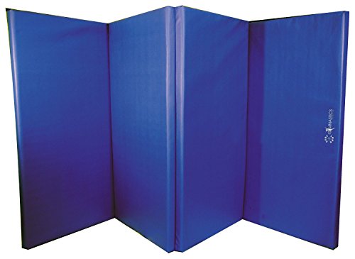 Sureshot FD50 Tapis de gymnastique pliable double Bleu