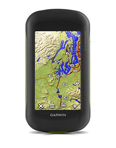Garmin - Montana 610 - GPS portable multi-activités (Randonnée, Auto, Moto, Quad et Marine) - Grand écran tactile 4''