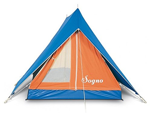 Bertoni Rideaux rêve Tente de Camping Canadien rêve, 3 Places, Orange, Unique