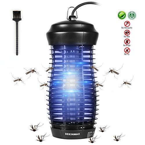 DEKINMAX Lampe Anti-Moustique 6W Tueur de Moustique Électrique Tueur D'insectes Bug Zapper Mouches Piège