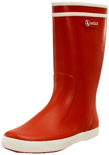 Aigle - Lolly Pop- Botte de pluie - Mixte enfant - Rouge (rouge / blanc 8) 30 EU