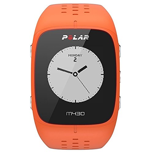 Polar - M430 - Montre Running GPS avec suivi de la Fréquence Cardiaque - Orange - Taille M-L