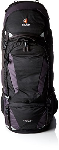 Deuter 3510415-7400 Sac à Dos Noir/Argent Taille : 86 x 34 x 26 cm, 70 + 10 L