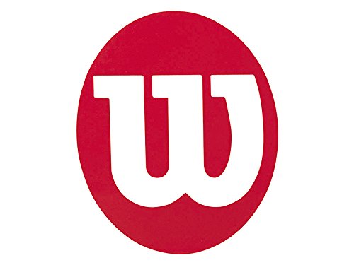 Wilson Pochoir Logo, Stencil W, Pour Raquette de Tennis, Rouge, X0015 MP