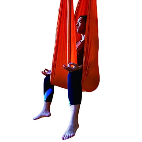 Seasofbeauty Inversion de Yoga Balançoire Anti-gravité d'air Elastique Swing Hamac Sling