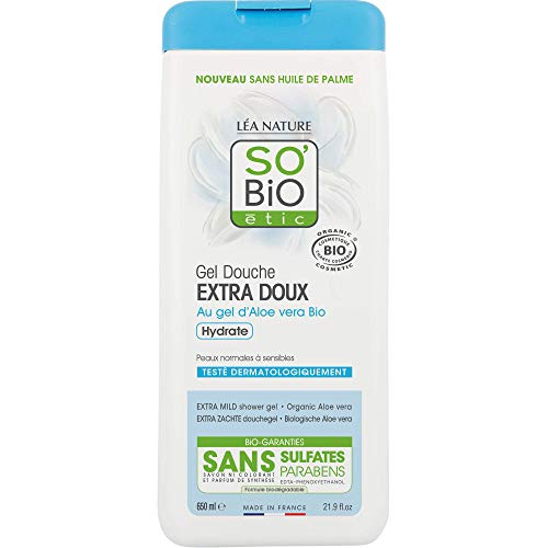 SO'BiO étic Gel Douche Extra-Doux à l'Aloe Vera 650 ml