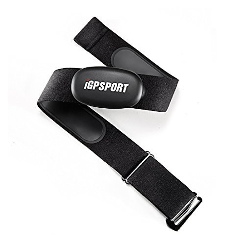 Cardiofréquencemètres capteur iGPSPORT HR35 pour tracker de conditionnement physique, support Bluetooth & ANT + (Doux Ceintures pectorales)