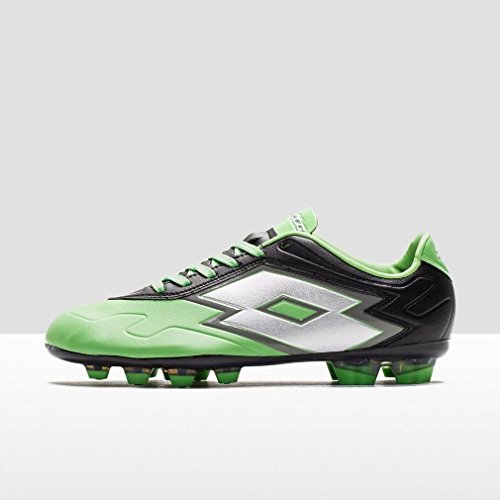 Lotto Chaussure de Football Zhero Gravity V 300, Noir/Menthe, 40.5